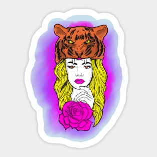 Tiger Queen Sticker